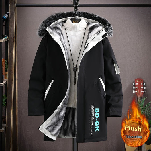 Chaqueta Casual de Fleece con Capucha para Hombre - Image 3