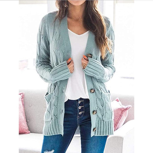 Cardigan Tejido de Largo Medio - Comodidad y Estilo - Image 11