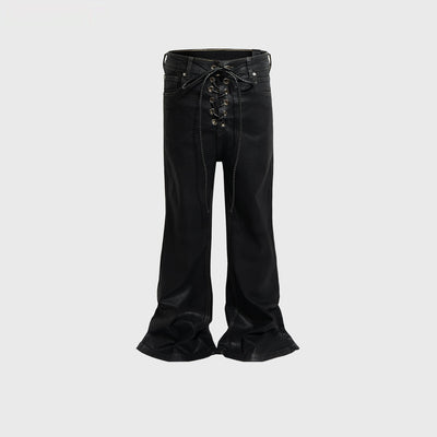 Jeans Acampanados Unisex con Cordón Trasero - Image 6