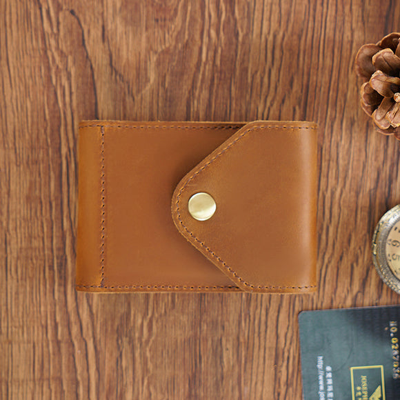 Funda Protectora para Licencia de Conducir en Cuero Genuino Estilo Retro