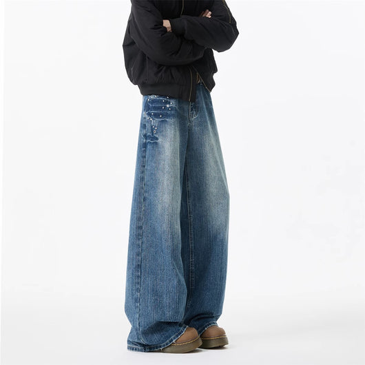 Jeans American Rivet Efecto Desgastado con Estilo Lightning - Image 14