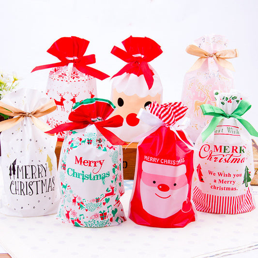 Bolsa Cordón Navideña Papá Noel Clásico