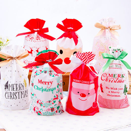 Bolsa Cordón Navideña Papá Noel Clásico