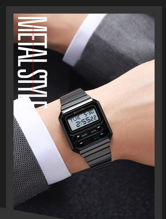 Reloj Digital Retro Multifuncional Resistente al Agua - Image 14