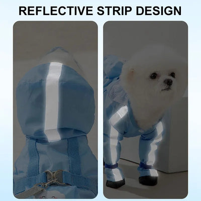Impermeable Completo para Perros Pequeños - Protección Total 4 Patas - Image 5