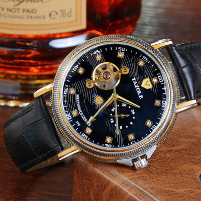 Reloj Mecánico Automático Tourbillon Hueco - Elegancia Empresarial para Hombres - Image 3