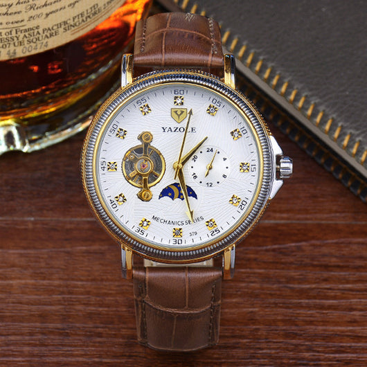 Reloj Mecánico Automático Tourbillon Hueco - Elegancia Empresarial para Hombres - Image 11