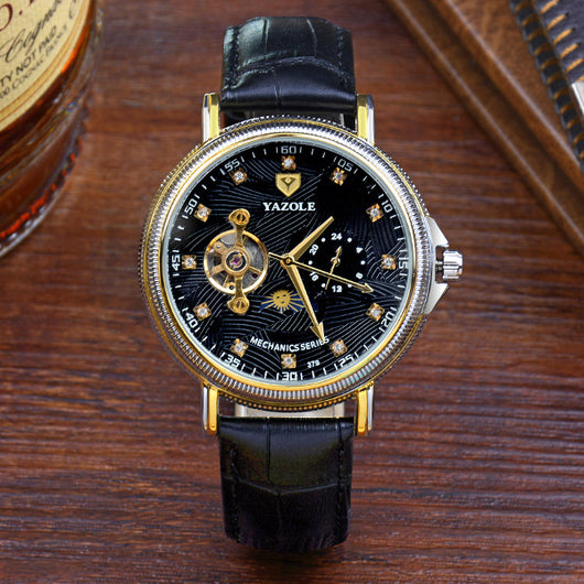 Reloj Mecánico Automático Tourbillon Hueco - Elegancia Empresarial para Hombres - Image 7