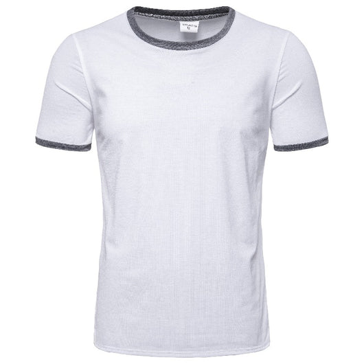 Camiseta Casual Manga Corta Cuello Redondo para Hombre - Image 18