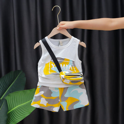 Conjunto de Chaleco y Pantalón para Niño - Estilo Verano - Image 3