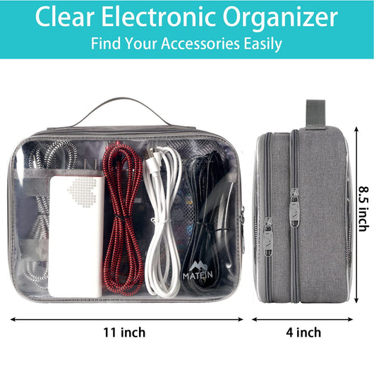 Bolsa Organizadora Dual para Cables, Cargadores y Accesorios Electrónicos - Image 33