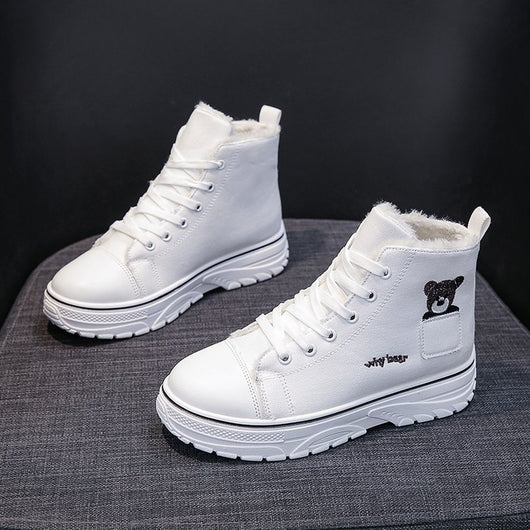 Botas Martin de Moda para Mujer con Tacón Medio y Lona Reforzada - Image 12