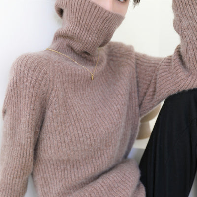 Suéter de Lana Holgado para Mujer Talla Grande - Otoño - Image 12