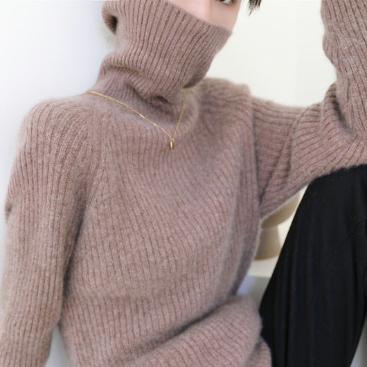Suéter de Lana Holgado para Mujer Talla Grande - Otoño - Image 12