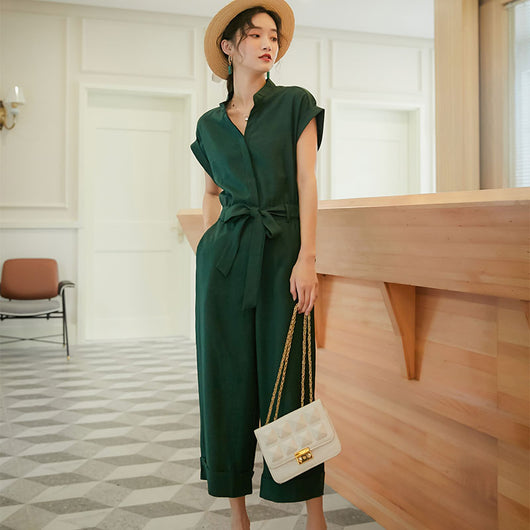 Jumpsuit Ajustado de Cintura Alta y Pantalón Capri para Mujer - Image 3