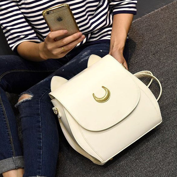 Bolso de Hombro con Orejas de Gato
