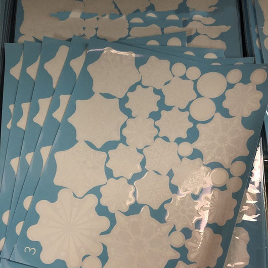 Pegatinas Navideñas y de Año Nuevo para Ventanas de Cristal Estático - Image 5