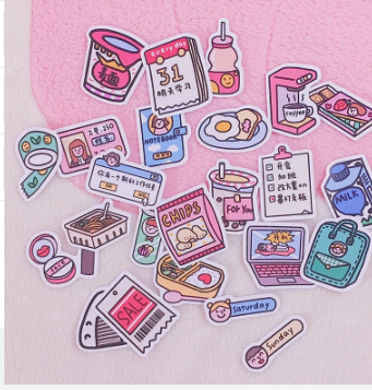 Pegatinas Kawaii para el Trabajo