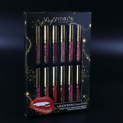 Set de 12 Labiales Mate de Larga Duración en Caja de Regalo - Image 3