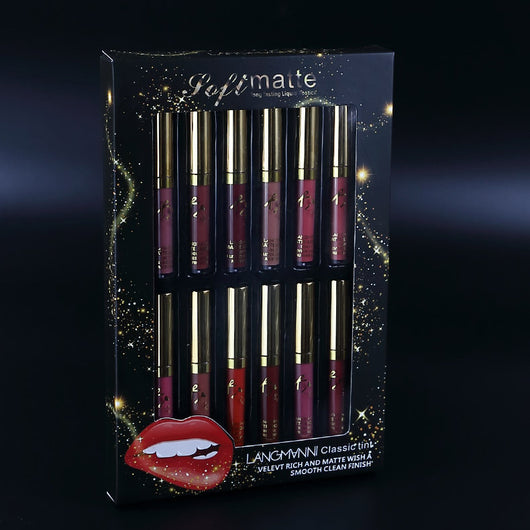 Set de 12 Labiales Mate de Larga Duración en Caja de Regalo - Image 3