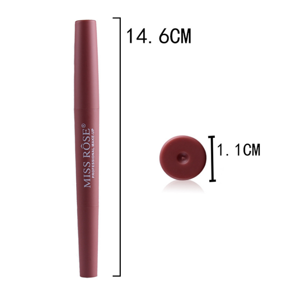 Delineador y Labial 2 en 1 Multifuncional