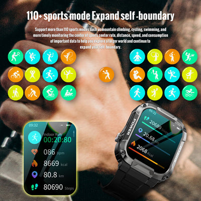 Reloj Inteligente MK66 con Monitoreo de Presión Arterial y Oxígeno - Image 2