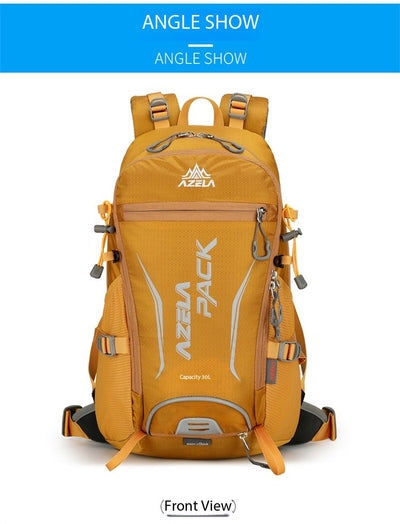 Mochila de Senderismo AZELA 30L Naranja - Resistente para Trekking y Montañismo - Image 47