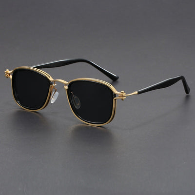 Gafas de Sol Retro Marco Cuadrado Metal - Image 5