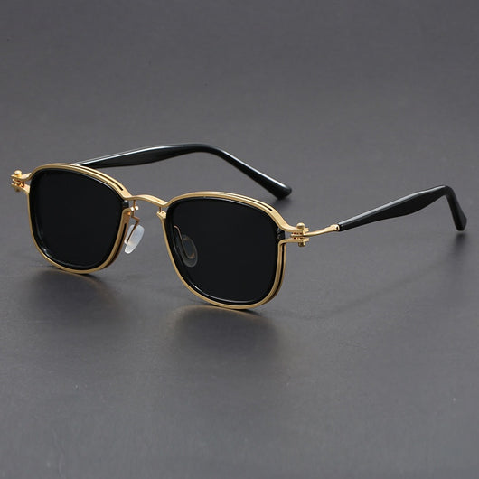 Gafas de Sol Retro Marco Cuadrado Metal - Image 5