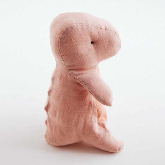Muñecas de Tela de Lino Nórdico - Dinosaurios Adorables