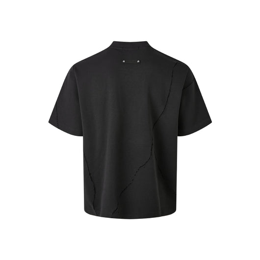 Playera Holgada Estilo Urbano con Estampado de Letras - Cómoda y Casual - Image 3