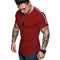 Camiseta con Detalles de Costura en los Hombros