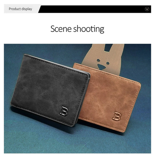 Billetera Vintage para Hombre con Acabado Esmerilado - Compacta y Elegante - Image 8