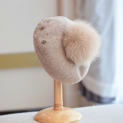 Gorro de Lana Retro Clásico para Mujer - Image 11
