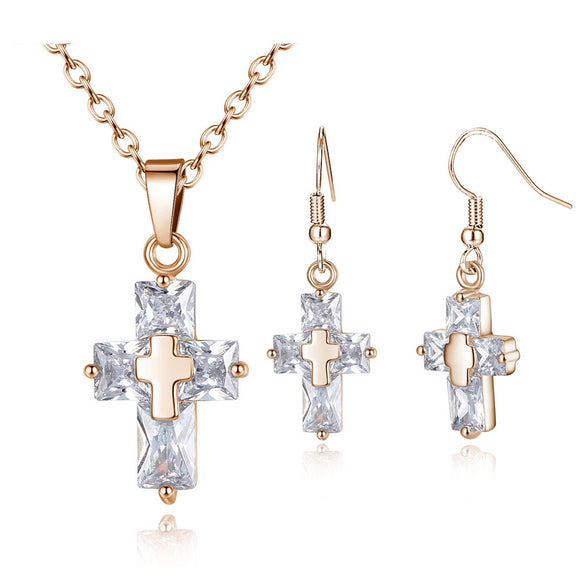Juego de Adornos con Cruces