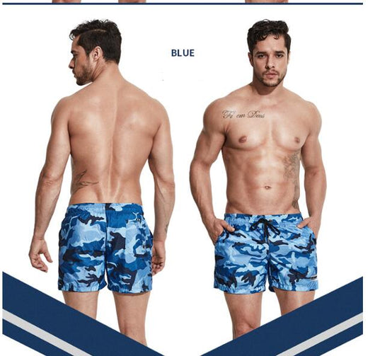 Shorts de Playa Camuflaje Sueltos Secado Rápido para Hombre - Image 5