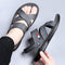 Sandalias Outdoor de Cuero Doble Capa Resistentes al Desgaste