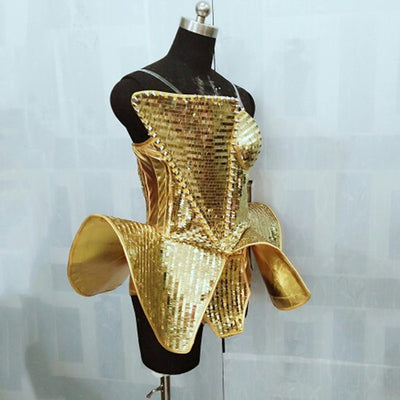 Vestido de Lentejuelas y Tachuelas para Disfraz DJ - Image 8