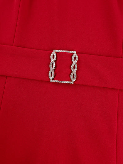 Vestido Elegante de Solapa Corta Estilo Europeo y Americano - Image 11