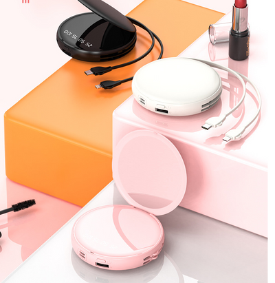 Espejo de Belleza Portátil con Luz LED y Carga Rápida - Image 6
