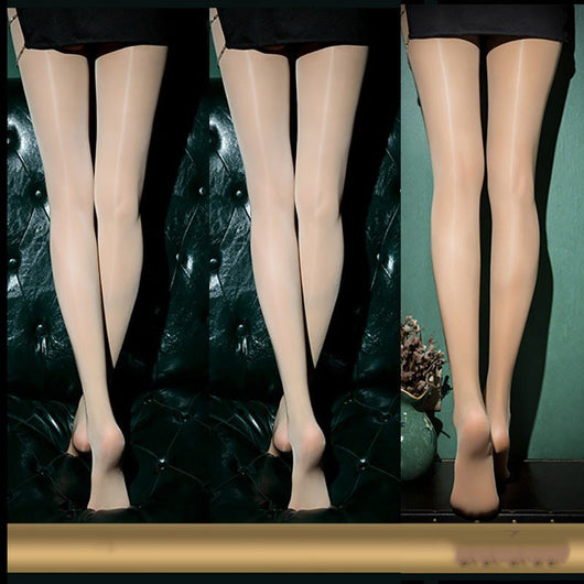 Medias Brillantes Ultrafinas con Bragueta Dorada - Estilo Elegante y Sensual - Image 20