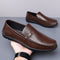 Zapatos Casuales de Cuero Transpirable para Hombre con Suela Suave