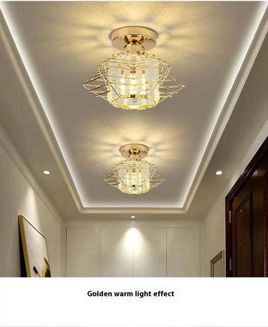 Lámpara de Techo LED Cristal Estilo Europeo Moderno - Image 9