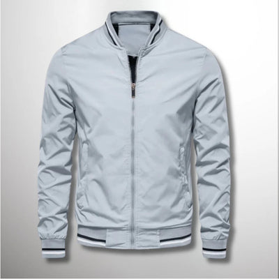 Chamarra Deportiva de Rayas con Cierre para Hombre - Casual Primavera Otoño - Image 9