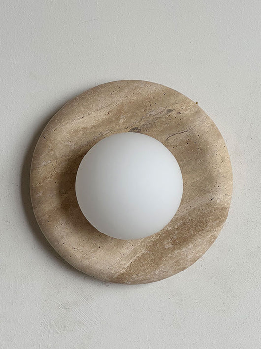 Lámpara de Pared Jade Natural Entrada Lujo Francés - Image 21