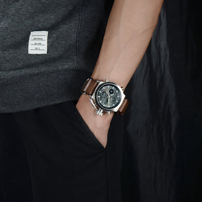 Reloj Deportivo Militar Hombre Lujo - Analógico Digital LED - Image 4