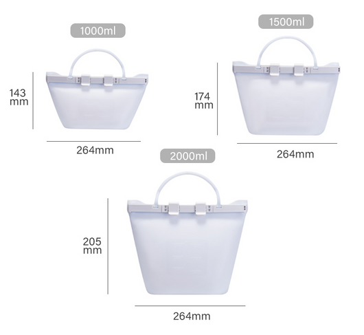 Bolsa de Almacenamiento de Silicona Reutilizable con Cierre Hermético - Image 28