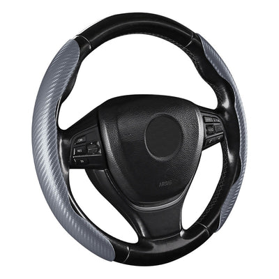Funda para Volante de Gamuza Absorbente con Patrón Fibra de Carbono - Image 3