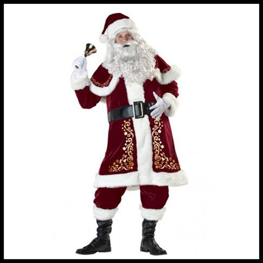 Disfraz de Papá Noel para Adultos Hombre y Mujer