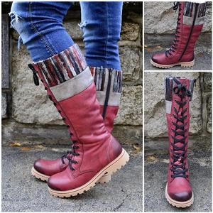 Botas de Cuero con Tacón Robusto y Costuras Reforzadas - Image 7